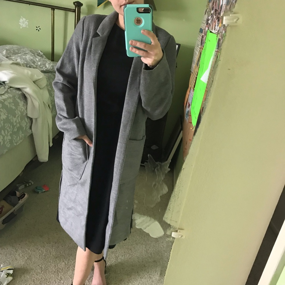 H&M Gray Long Coat